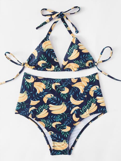 banana-print-bikini