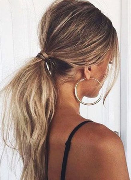 Easy Messy Ponytail Hairstyles Ecemella