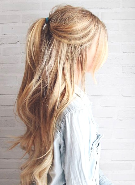 half-up-ponytail-hairstyle