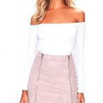 pink-suede-skirt