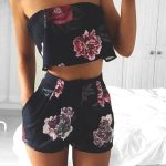 floral-print-shorts