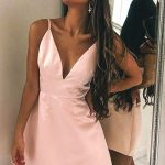 v-neck-short-prom-dress