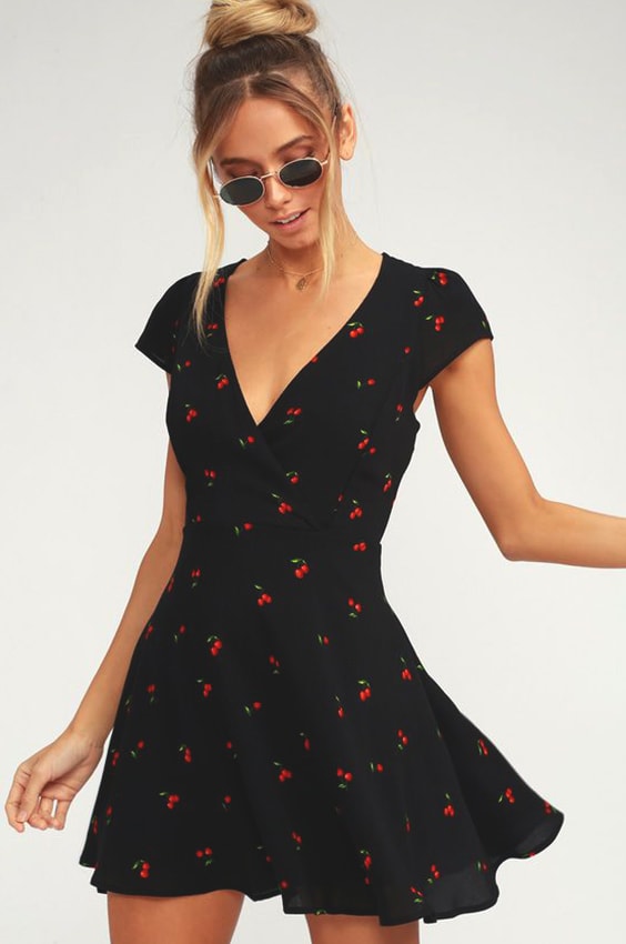 black-cherry-printed-dress