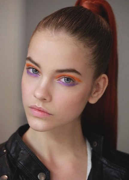 barbara-palvin-eye-shadow-vivid-color-makeup