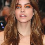 barbara-palvin-orange-eye-shadow-look-min