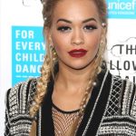 rita-ora-red-lipstick-shiny-eye-shadow