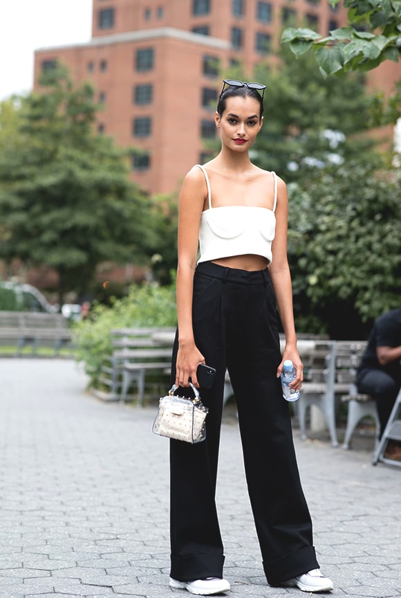 leopard-pattern-sheer-dress-khaki-bag-outfit-from-nyfw-street-style-min