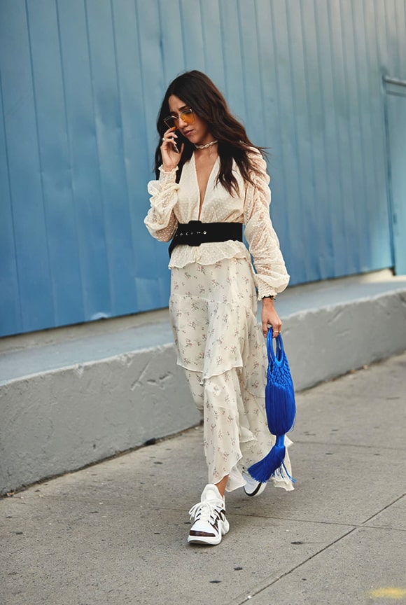 leopard-pattern-sheer-dress-khaki-bag-outfit-from-nyfw-street-style-min