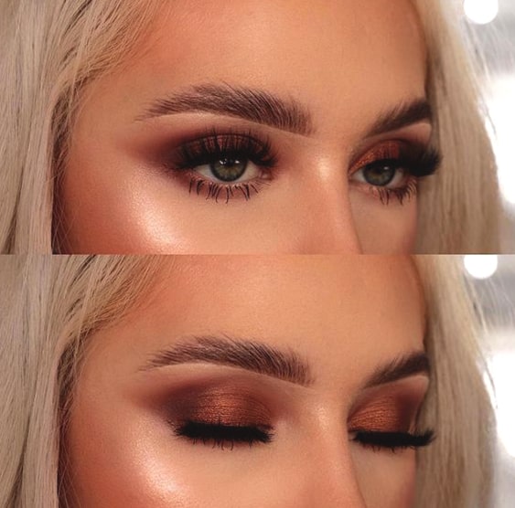 copper-smokey-eye-makeup-green-eyes-min