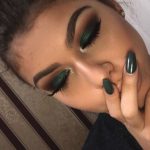green-smokey-eye-makeup-green-nails-min
