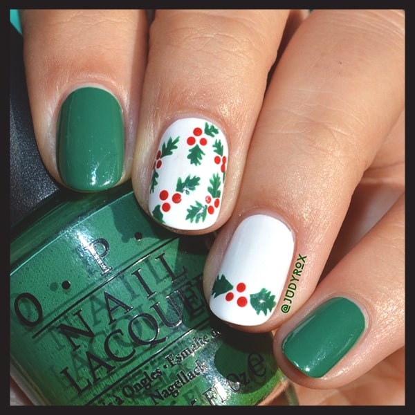 Nail Art Design Green