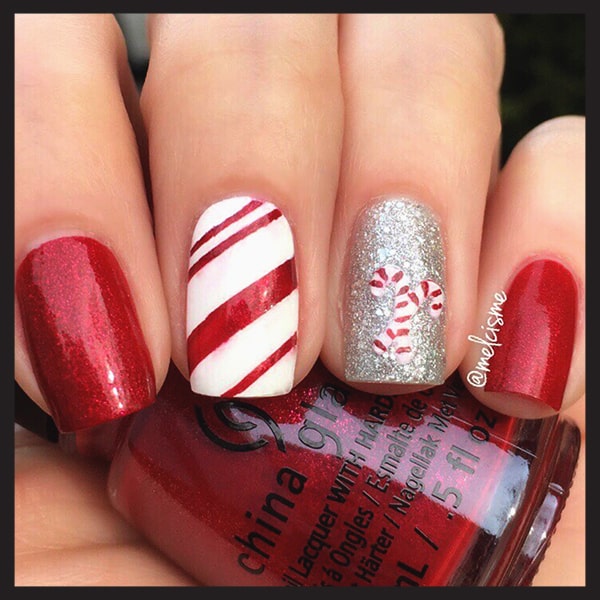 40 Amazing Christmas Nail Art Design Ideas | Ecemella