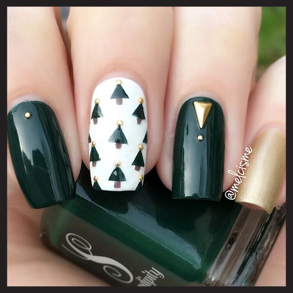 40 Amazing Christmas Nail Art Design Ideas | Ecemella