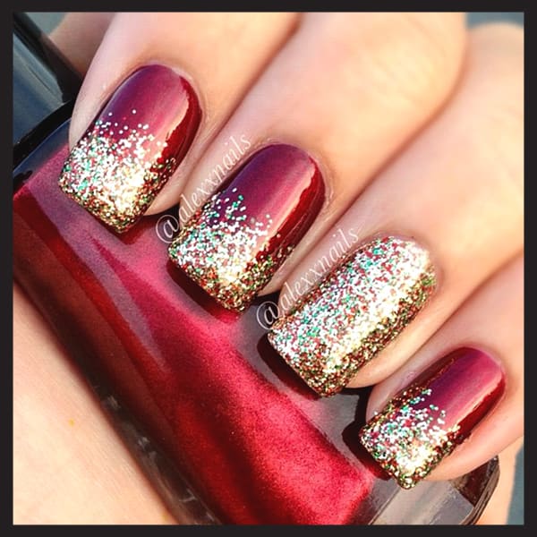 Red Christmas Nail Art Designs | Nail Art Ideas