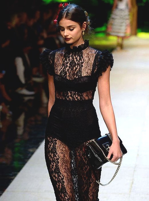 black-long-lace-dress-dolce-and-gabbana-runway-new-years-eve-dress-ideas-min