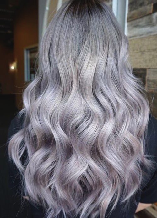 lilac-grey-hair-hairstyle-ideas-2019-min