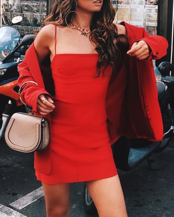 red dress christmas outfit