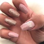 rose-gold-glittery-nude-nail-design-min