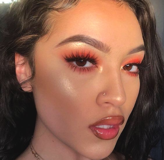 orange-eyeshadow-makeup-looks-min