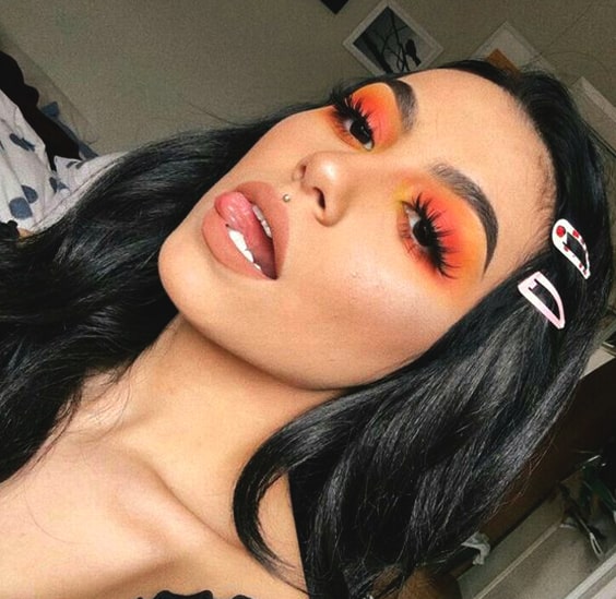 orange-nude-makeup-looks-night-out-makeup-ideas-min