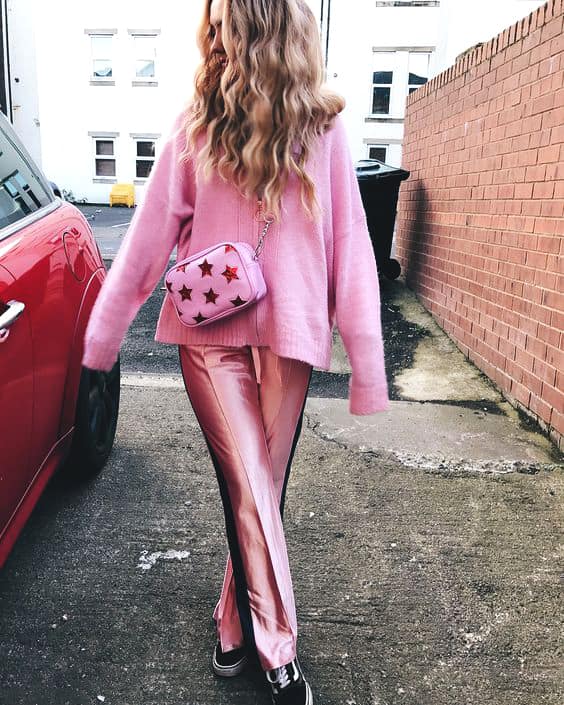 pink-trouser-pink-sweater-outfit-for-valentines-day