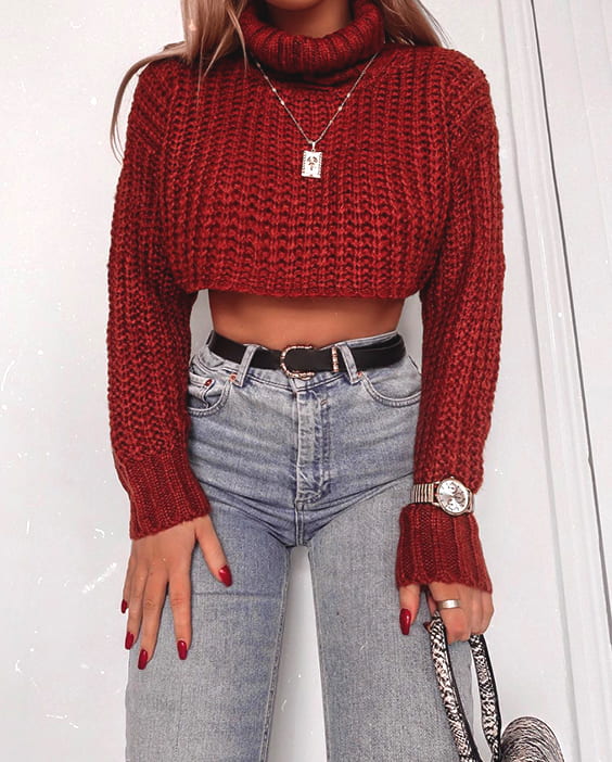 red-chunky-knit-jean-valentines-day-cozy-outfit-ideas-min
