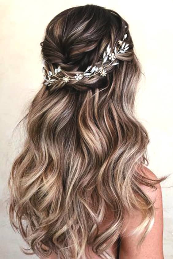 Long Hair Style Wedding