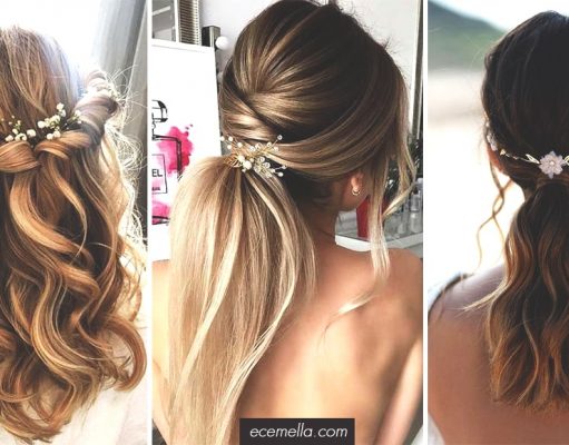 72 Romantic Wedding Hairstyle Trends in 2019 romantic-wedding-hairstyle-trends-2019