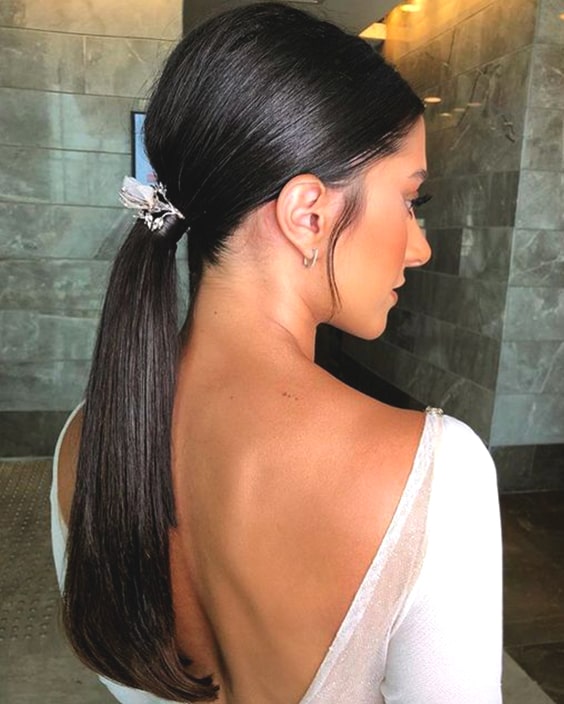 sleek-bridal-ponytail-hairstyle-ideas-min