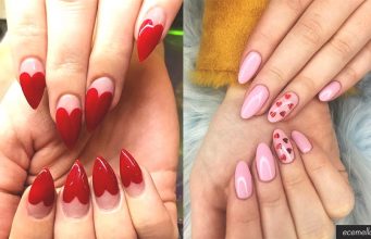 12 Super Cute DIY Nail Designs To Try on Valentine’s Day super-cute-diy-valentines-day-nail-designs