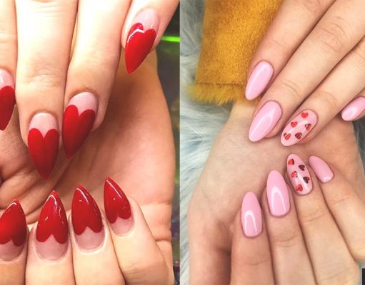 12 Super Cute DIY Nail Designs To Try on Valentine’s Day super-cute-diy-valentines-day-nail-designs