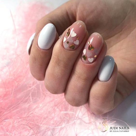 Valentines Day Diy Nail Design Cute Nail Arts Min Ecemella