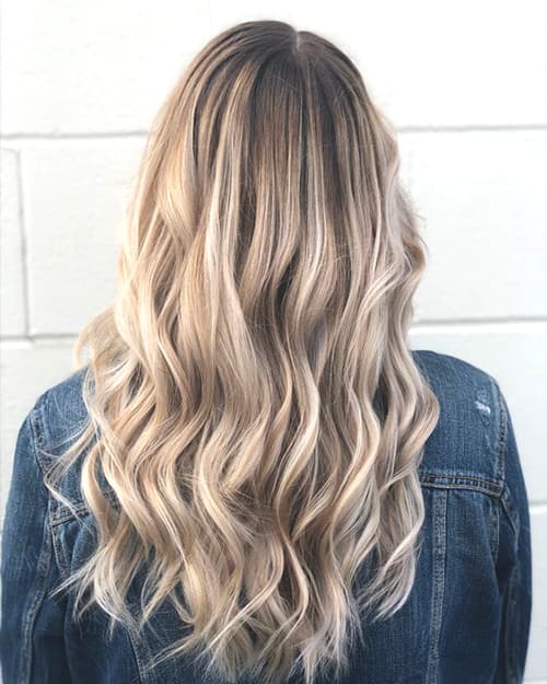 Best blonde for dark hair under hair