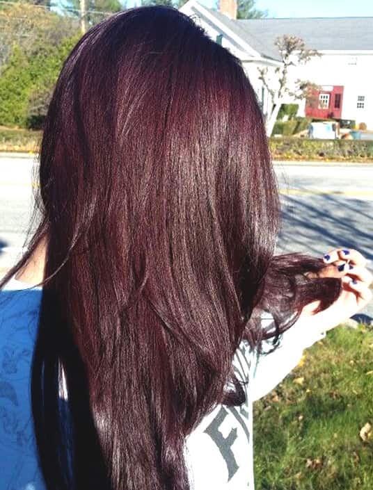 Chocolate Cherry Dark Brown Hair Min Ecemella