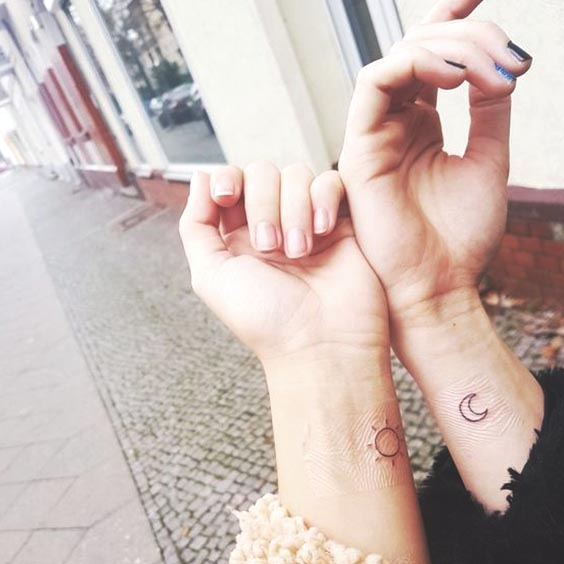 The 56 Coolest Matching BFF Tattoos That Prove Your Friendship Is Forever