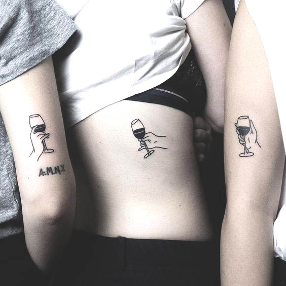 The 56 Coolest Matching BFF Tattoos That Prove Your Friendship Is Forever