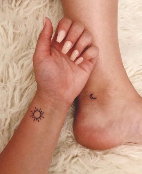 81 Unique & Matching Couples' Tattoo Ideas To Try in 2019