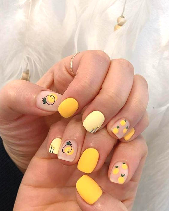 Over 50 Bright Summer Nail Art Designs That Will Be So Trendy All Season