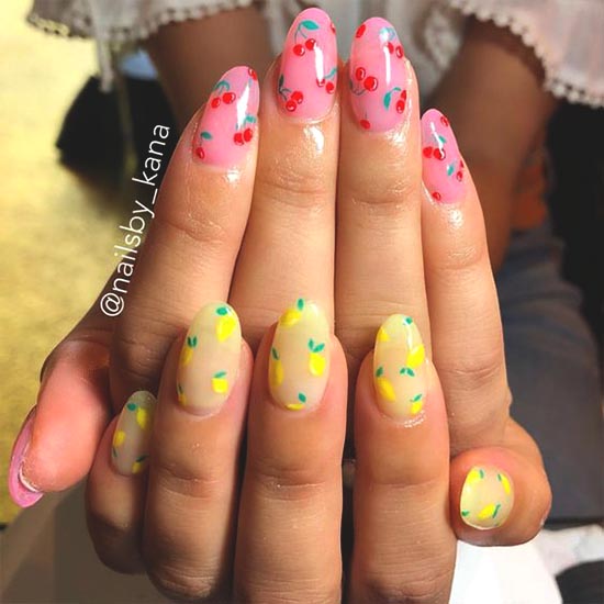 Fruity Nail Art Summer Nails 2019 Ecemella