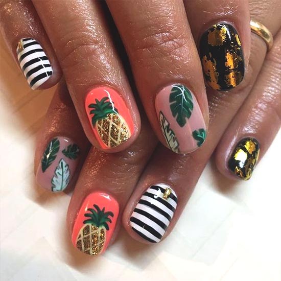 Over 50 Bright Summer Nail Art Designs That Will Be So Trendy All Season