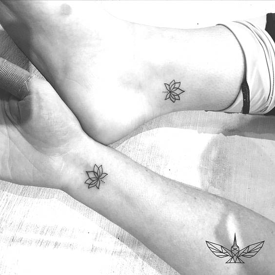 The 56 Coolest Matching BFF Tattoos That Prove Your Friendship Is Forever