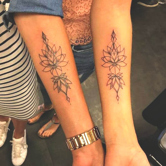 The 56 Coolest Matching BFF Tattoos That Prove Your Friendship Is Forever