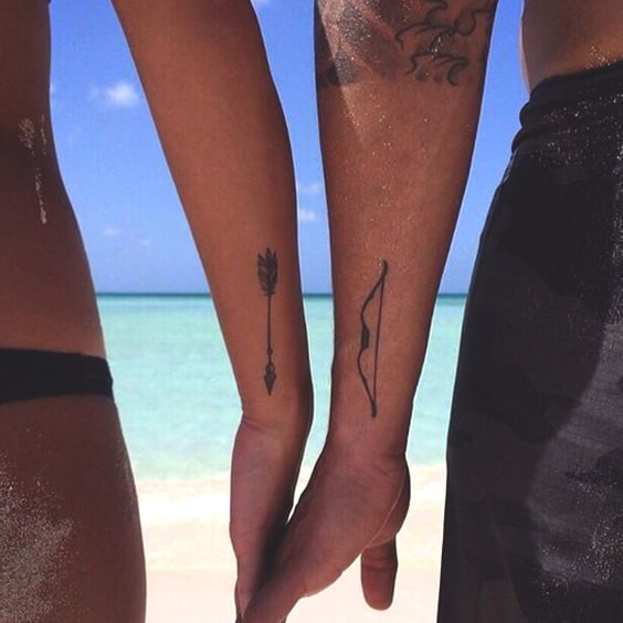 81 Unique & Matching Couples' Tattoo Ideas To Try in 2019