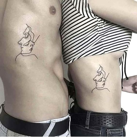 81 Unique & Matching Couples' Tattoo Ideas To Try in 2019