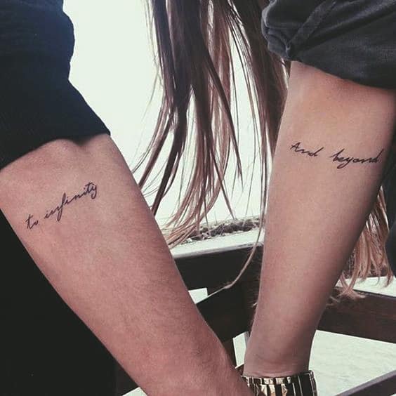 81 Unique & Matching Couples' Tattoo Ideas To Try in 2019