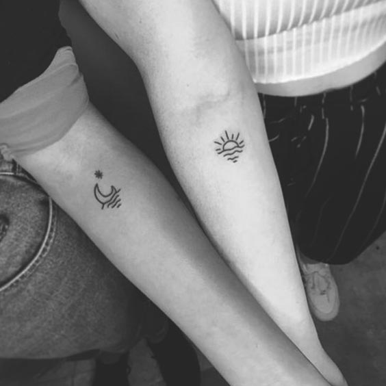 The 56 Coolest Matching BFF Tattoos That Prove Your Friendship Is Forever