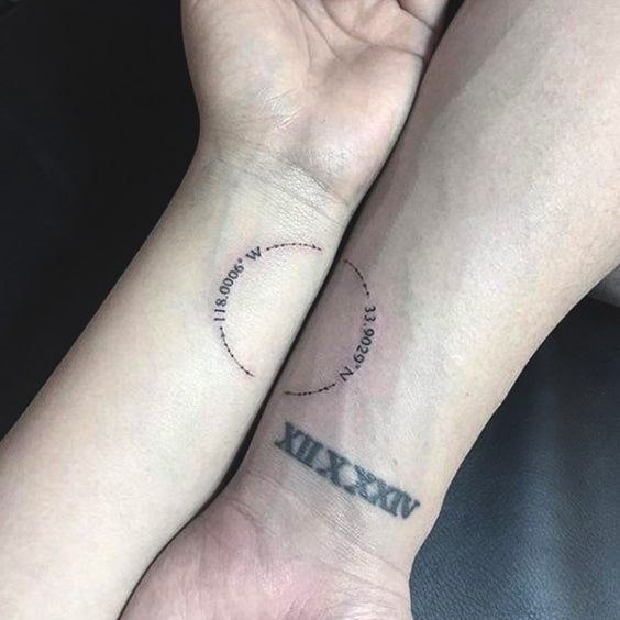 81 Unique & Matching Couples' Tattoo Ideas To Try in 2019