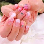 peachy-pink-nail-art-design-2019
