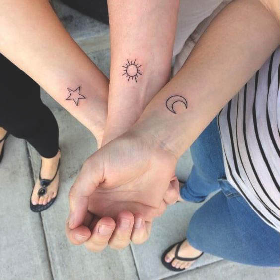 The 56 Coolest Matching BFF Tattoos That Prove Your Friendship Is Forever