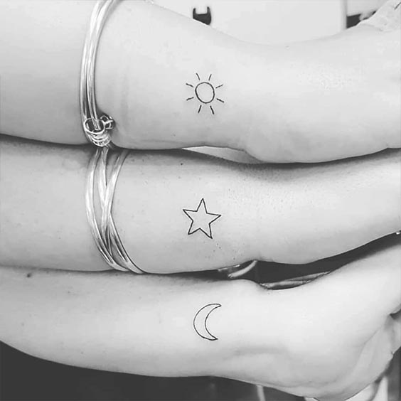 The 56 Coolest Matching BFF Tattoos That Prove Your Friendship Is Forever